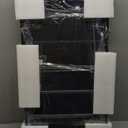 DisplayGifts 60 Souvenir Spoon Tea Spoon Display Case Rack Holder Wall Cabinet Frame, UV Protection, Lockable Door (Black Finish)