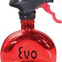 Evo Glass Oil Sprayer Bottle | Non-Aerosol for Olive Oil, Cooking Oils, Vinegars | 6-Oz Capacity | Rotatable Nozzle | Gourmet Cooking Tools - Food-Safe Materials | Red
