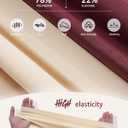 LEVAO Seamless Thongs for Women-Low Waist Invisible G-string No Show Thong Panty Liners Workout Panties S-XL (Black/White/Khaki/Skin Color/Red Brown/Coffee)