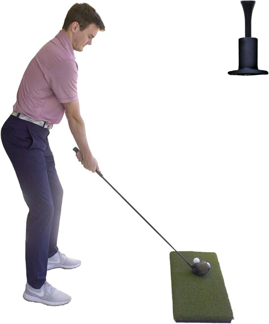 The Original Country Club Elite by Real Feel Golf Mats 1' X 3' Hitting Strip| Heavy Duty Commercial Practice Mat | Accepts A Real Tee | Swing Down and Through | Indoor/Outdoor The Original Country Club Elite by Real Feel Golf Mats 1' X 3' Hitting Strip| Heavy Duty Commercial Practice Mat | Accepts A Real Tee | Swing Down and Through | Indoor/Outdoor