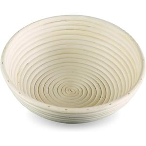 Frieling Round Proofing Basket, Brotform Bread Rising Banneton and Serving Basket, 10-Inch