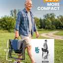 KingCamp Oversized Camping Directors Chair for Big and Tall, Heavy Duty 440lbs Folding Chairs with Side Table, Portable Padded Camp Chairs with Wide Seat & Anti-Sag Fabric for Outdoor Lawn Fishing RV, X-Large