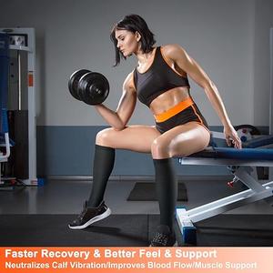 Compression Socks (6 Pairs) 15-20 mmHg Circulation is Best Athletic & Daily for Men & Women, Running, Climbing Compression Socks L/XL 6 Pairs