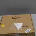 Projector Stand Tripod Adjustable, Laptop Height from 23.5 to 46.5 inches with Gooseneck Phone Holder, Floor for Office, Home, Stage, Studio, DJ Racks Holder Mount, 23.5inch-46.5inch (Black)