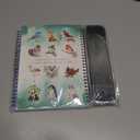 Elfew 2 Pack Watercolor Workbooks Coloring Books, 24 Pages Beginner Friendly Painting Kit, Detailed Steps, 12 Colors Paint Set with Brush, Stress-Relieving Gift for Adults & Women (Animals & Flowers)