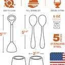 Epar Egg Cracker Tool - Egg Cups for Soft Boiled Eggs with Spoon - Egg Holder for Boiled Eggs - Soft Boiled Egg Cutter