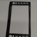 AIRSPEED Carbon Fiber for 2021-2024 Toyota Camry Center Console Navigation Frame Cover Car Interior Trim Accessories, Black, Type A