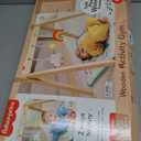 Fisher-Price Wooden Activity Gym, Wood Frame With 3 Sensory Toys & Mat For Newborn Babies