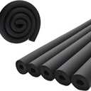 Pipe Insulation Tubing (1/4" x 3/8" x 6FT),1/4" ID Pipe Insulation Foam Tubing, Guitar Stand Foam Tubing, Hollow Tube Covers, Gym Handle Protectors and Roof Racks, Etc.