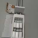 1 Inch Double Curtain Rods 36 to 72 Inches (3 to 6 ft), USFOOK Single Drapery Rods for Windows 24 to 68 Inches, Telescoping Dual Curtain Rod with Silver Translucent Finials