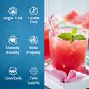 2 x Syruvia Sugar-Free Watermelon Syrup, Flavored Syrup for Drinks, Cocktails, Lemonades, Iced Teas, and Desserts  25.4 fl oz