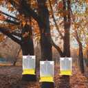 Reallnaive 12 Set Maple Syrup Tapping Kit, Includes L-shaped Sap Taps, Rubber Tubes, 12.6 x 19.69 Inches Sap Bags and 70 mm Nails, Complete Tree Harvesting Supplies for Beginners