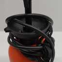 Portable Shower Orange 5L with 7 Spray Modes, Hand Press with Removable Hose and Shower Head (1.3gal)