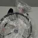 Black Flush Mount Ceiling Light, 2- Light Caged Crystal Chandelier, Small Drum Hallway Light fixtures Ceiling Mount (Black)