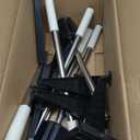 JOYIN 2 Pack 50'' Halloween Decorations Outdoor Light Up Ghost, Standing Ghost Halloween Decor with Warm String Light for Yard Porch Lawn Garden Party Supplies Haunted House