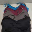 Kalon Women's 4-Pack Demi Padded Bralettes Size L