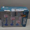 SUPER JOY Toddler Basketball Hoop - Height Adjustable Kids Basketball Hoops for Indoor & Outdoor Play - Portable Mini Basketball Goal for Poolside- Game Sport Toys for Boys & Girls Age 1 2 3 4 5 (Blue)