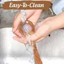 Wooden Danish Dough Whisk, Bread Whisking Tool for Mixing Sourdough, Egg and Flour Mixer Whisk, Traditional Bread Baking Tools and Supplies.