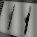 Battery Operated Wall Sconces, Dimmable Wall Sconces Set of Two, 350Rotate, 3000K LED Black Wireless Wall Light for Living Room, Bedroom,Hallway, 24.4 Inch (2 Pack)