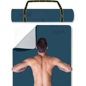 Gogokiwi Extra Wide Yoga Mat for Men Women (72"L x 36"W) Non Slip Fitness & Exercise Mat with Alignment Marks for Yoga, Pilates, Floor Workouts (Extra Cushion (1/2 inch Thick))