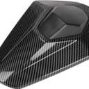 Mototcycle Rear Seat Cowl - PSLER Passenger Pillion Rear Seat Cover Solo Fairing Cowl for GSX-8S GS-X8S 2023-2025 GSX-8R GS-X8R 2024-2025(Carbon） 