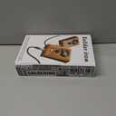 90W Digital display soldering station, stable knob control, independent switch power supply, tin wire, tin absorber, anti-static tweezers, 5 soldering iron tips, handle fixed bracket (Orange, 968d)