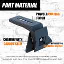Roof Rack Mounting Brackets Compatible with Wrangler JL JK 2007-2024, Gladiator JT, Cherokee XJ 1984-2001