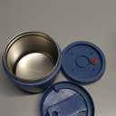 wiwens Thermo Food Jar for Hot Food Adults 32OZ Soup Thermo Lunch Containers Wide Mouth Vacuum Insulated Stainless Steel Leakproof Bento Box with Spoon (Blue)