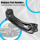 GXARTS Rear Lower Left Suspension Trailing Arm 55270C5050 55270-C5050 Compatible with Kia Sorento 2016 2017 2018 2019 2020 - Driver Side Trailing Control Arm with Bushing