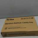 Premium Bathtub Tray Caddy, Expandable Bath Tray, Unique House Warming Gifts, New Home, Anniversary and Wedding Gifts for Couple, Bridal Shower Gift for Women (Bamboo)