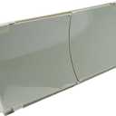 Sink Splash Guard, Stretchable Sink Splash Guard with Suction Cup, Water Splash Guard for Kitchen Bathroom (20 x 4.3 inch, Green)