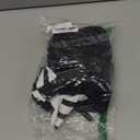 B2prity Women's One Piece Swimsuit Ruffle Cutout Bathing Suits Slimming Tummy Control V Neck Wrap Swimwear Black White Stripe, L