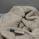 Westinghouse Electric Blanket Twin, Heated Blanket Twin Size with 10 Heating Levels and 1 to 12 Hours Heating Time Settings, Flannel to Sherpa Reversible, Machine Washable (62" x 84", Beige)