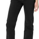 The Drop Women's Standard Janine Slim Straight Leg (35, Black)