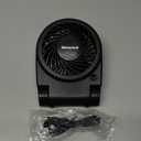 Honeywell HTF090B Turbo On-the-Go Personal Fan, Black  Small Portable Fan for Travel (5 x 2.2 x 6 inches)