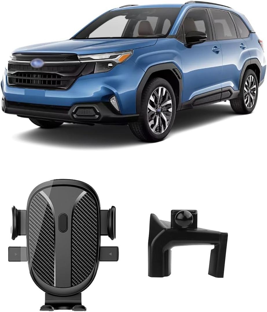 KEPHTH Car Phone Holder for Subaru Forester 2025 2026 Accessories Interior Navigation Dash Mount Cell Phone Mount for Most Smartphones Custom Auto Interior Accessories OneHand Operation
