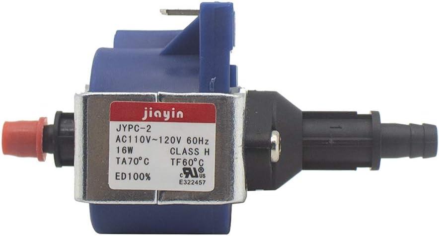 JYPC-2 AC 110V - 120V 60Hz 16W 90cc/min Electromagnetic Solenoid Water Pump for Electric iron, steam mop/garment steamer/coffee machine, etc