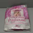 FoxPrint Princess Castle Play Tent with Glow In The Dark Stars, Conveniently Folds in To A Carrying Case, Your Kids Will Enjoy This Foldable Pop Up Pink Play Tent/House Toy for Indoor & Outdoor Use