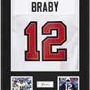 CCDCC 24x32 Aluminum Shadow Box Jersey Frame 1 Pack, Black Large Jersey Frame Display Case for Wall Display