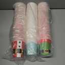 Fulmoon 300 Pcs Christmas Paper Cups bulk 9 oz Disposable Paper Hot Chocolate Cups Decorative Holiday Cup Christmas Party Supplies for Party Coffee Tea Hot Coffee (Santa Claus)