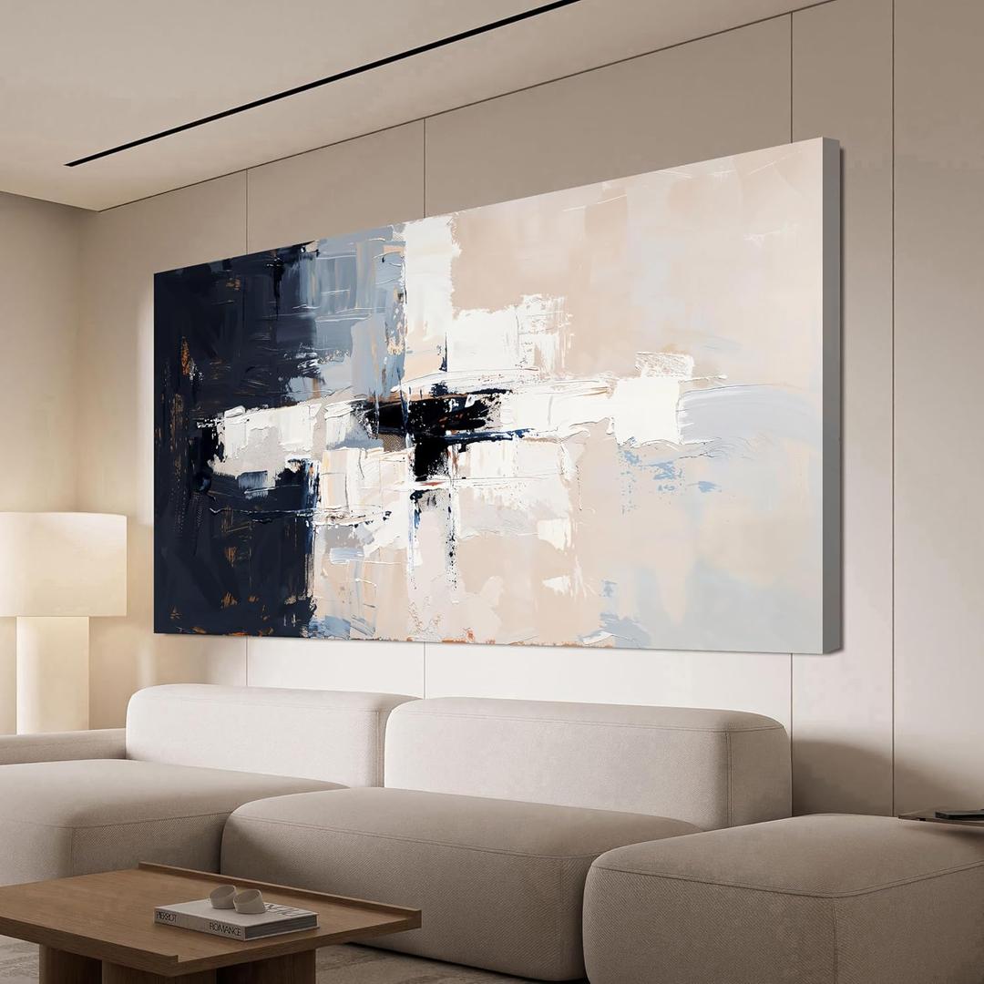 Abstract Wall Art Decor Modern Wall Art Pictures for Living Room 24" X 48"
Black and White Wall Art Decor Abstract Canvas Art Wall Decor Large White Wall Art Prints Artwork for Walls Home Office Decor