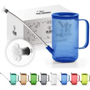 Small Watering Can Indoor Plants with Long Spout (1L, Blue)