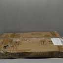 Rectangular Wooden Top Metal Frame Sofa Table, Brown and Black , 3 Tier