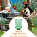 8 Pack Fly Traps Outdoor Hanging, Ranch Fly Traps with Food Bait Tray, Fly Catcher Cage for Indoor or Outdoor Family Farms, Park