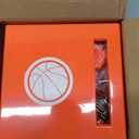 Bath Toys - Bathtub Basketball Hoop for Kids, Toddlers - Suction Cup Basketball Hoop and 4 Soft and No Hole Balls - Baby & Toddler Mini Basketball Hoop - Boys & Girls (Orange 4 Balls (With Stripes))