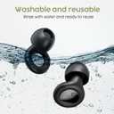 Sleep Earplugs - 45dB Highest SNR Noise Cancelling Ear Plugs for Sleeping, Side Sleepers - Ultra Soft Reusable Silicone Hearing Protection for Snoring, Travel, Concerts & Noise Sensitivity