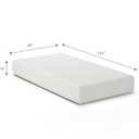 Signature Design by Ashley Twin Size Chime 10 Inch Medium Firm Memory Foam Mattress with Green Tea & Charcoal Gel for Pressure Relief, Fiberglass-Free, Mattress In A Box