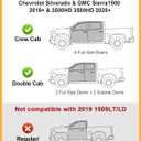 Under Seat Storage Boxes for 2019-2026 Chevy Silverado 1500&GMC Sierra 1500