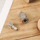 4 x 2pcs Fast Connect Pressure Washer Fittings, Stainless Steel Pressure Water Gun Connectors 1/4 Fast Connect Plug(Female External Thread, Male Internal Thread)