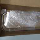 2932575059 Refrigerator Bottom Door Shelf Compatible With Dometic Americana II RV Refrigerator, Fridge Bottom Door Shelf Bin Clear 17-3/4"W x 4-5/8"L x 4-1/4"H Back, 2-5/8"H Front